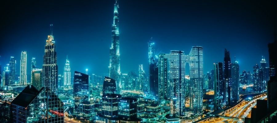مرکز شهر دبی و برج خلیفه