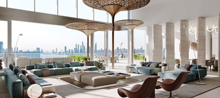 طراحی داخلی پروژه های لوکس امنیات در دبی