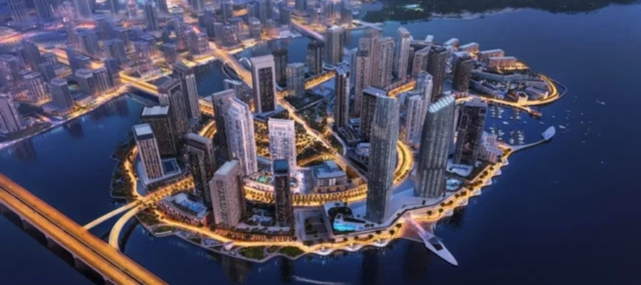 محله دبی کریک هاربر نشاندهنده ارتباطات و توسعه