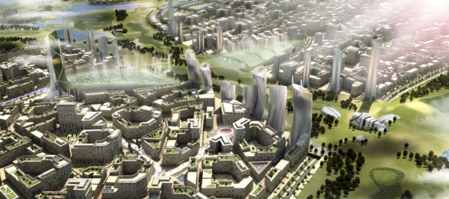 محله طراحی شده نزدیک فرودگاه جنوبی دبی