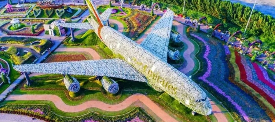 نمای زیبای پارک‌ها و فضاهای سبز ارجان