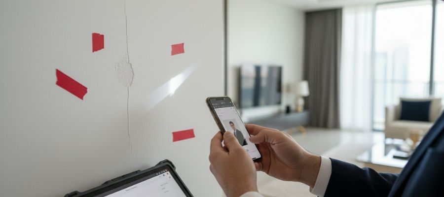 مستندسازی و ثبت نقایص ساختمانی در فرآیند بازرسی فنی