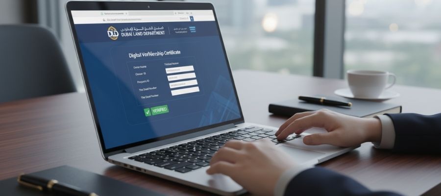 فرآیند تأیید آنلاین سند مالکیت از طریق پورتال DLD